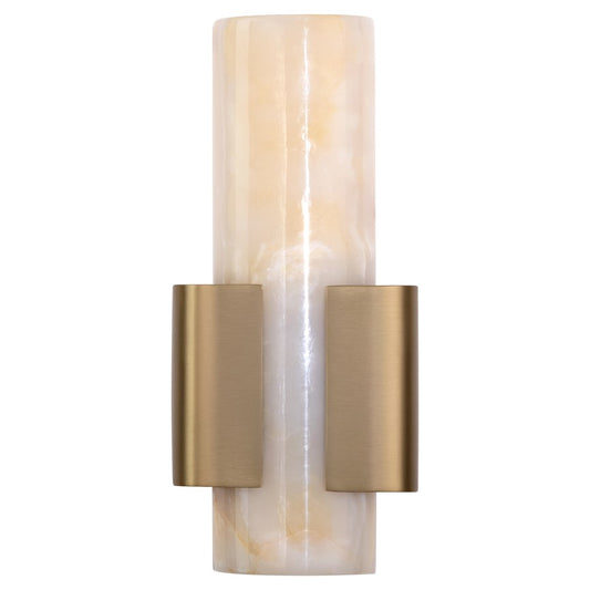 Oxygen Lighting Virtue 1Lt Cct Sconce, Aged Brass - 3-585-40