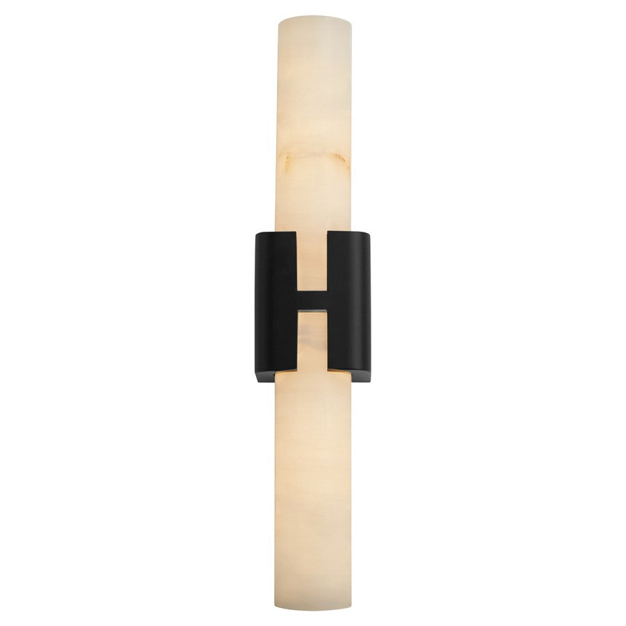 Oxygen Lighting Virtue 2Lt Cct Sconce, Black - 3-586-15