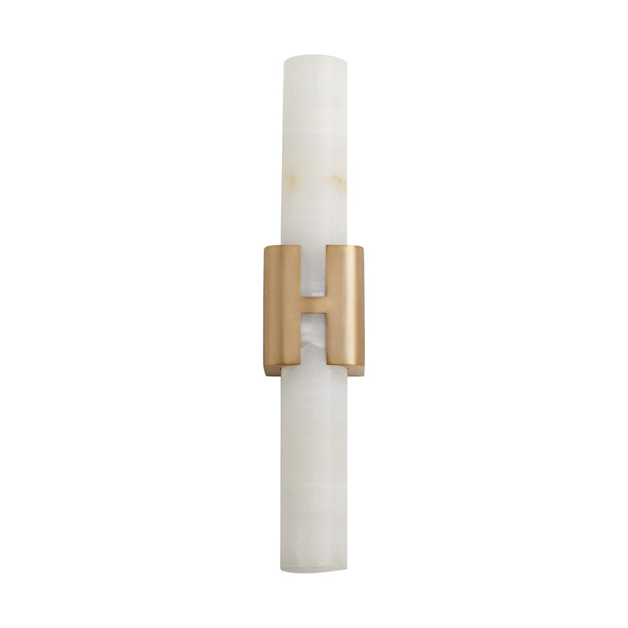 Oxygen Lighting Virtue 2Lt Cct Sconce, Aged Brass - 3-586-40