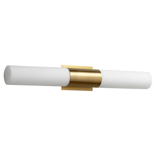 Oxygen Lighting Magnum 3500K 120V Acrylic Vanity, Aged Brass - 3-588-3540