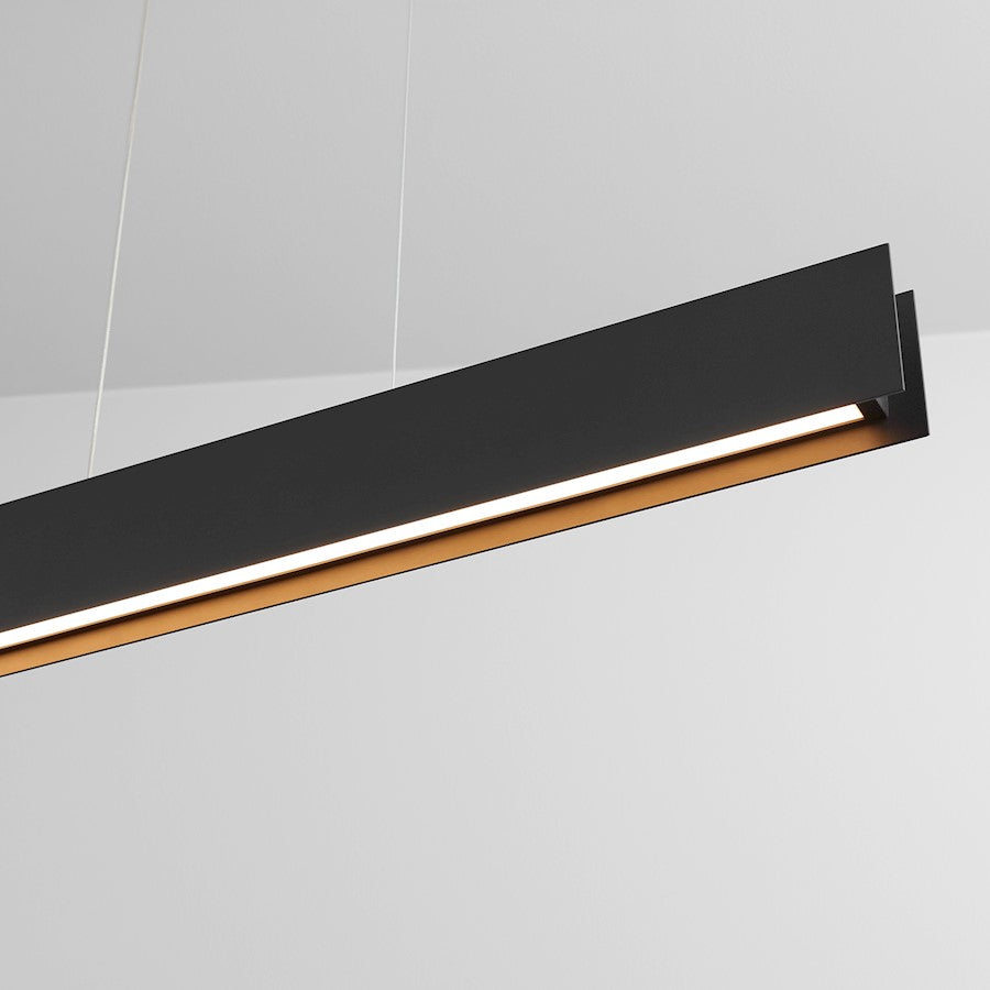 1 Light 36" LED Pendant, Black