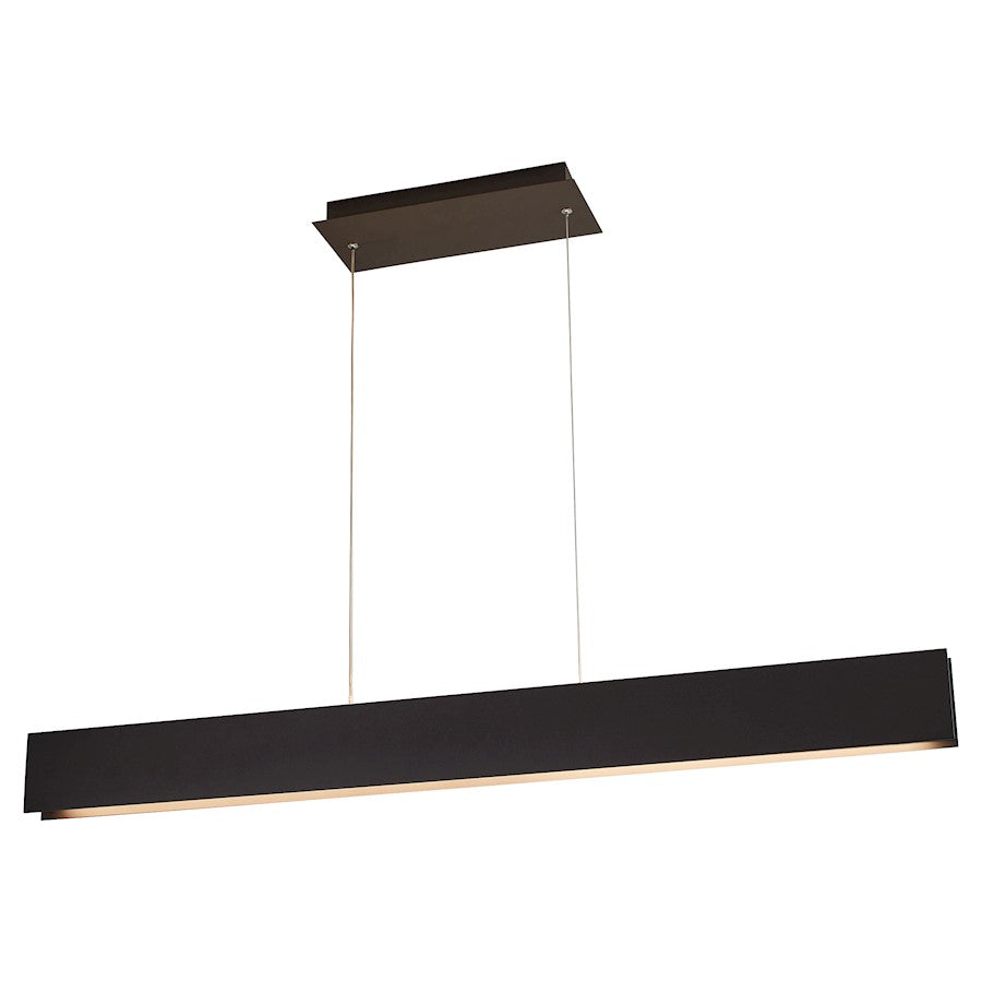 1 Light 46" LED Pendant, Black