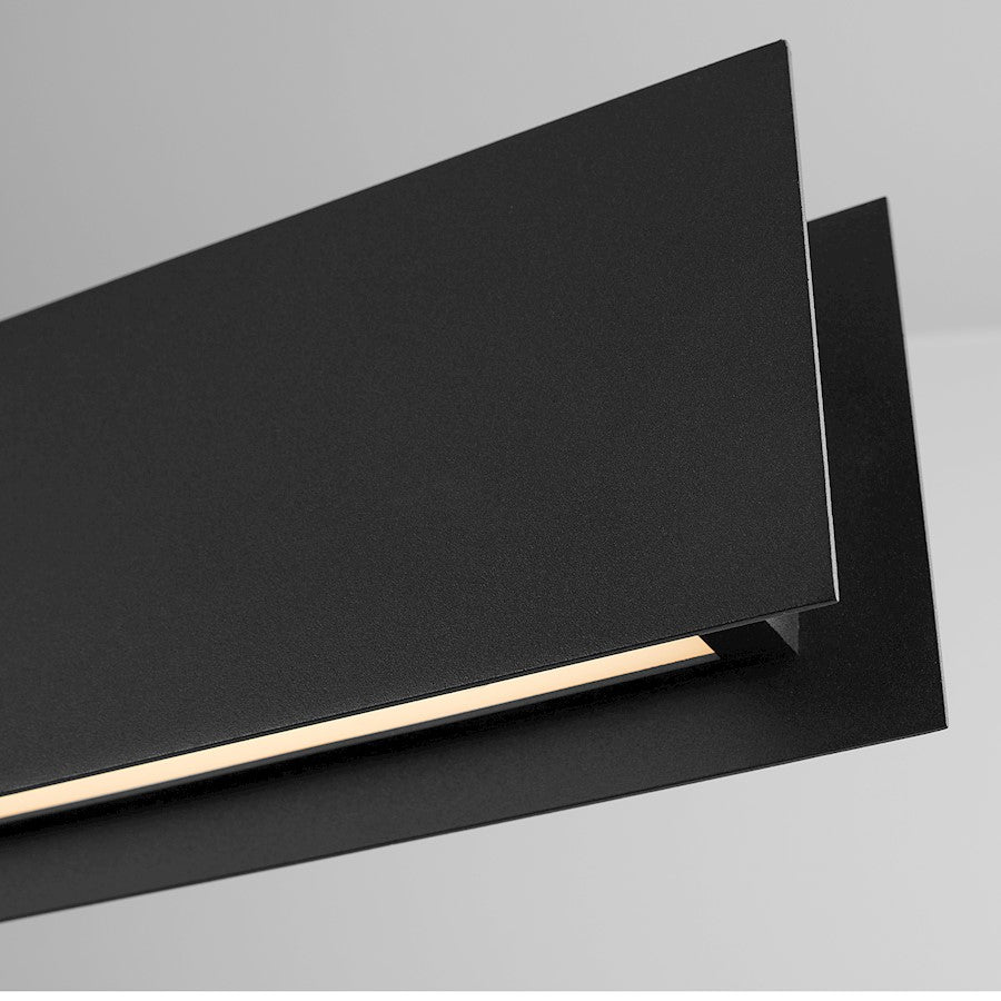 1 Light 46" LED Pendant, Black