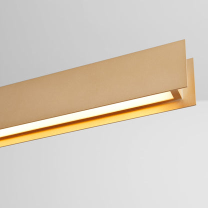 1 Light 46" LED Pendant, Powdered Gold