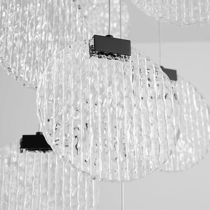 8 Light Pendant, Black