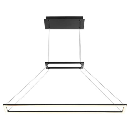 1 Light 35" Pendant, Black