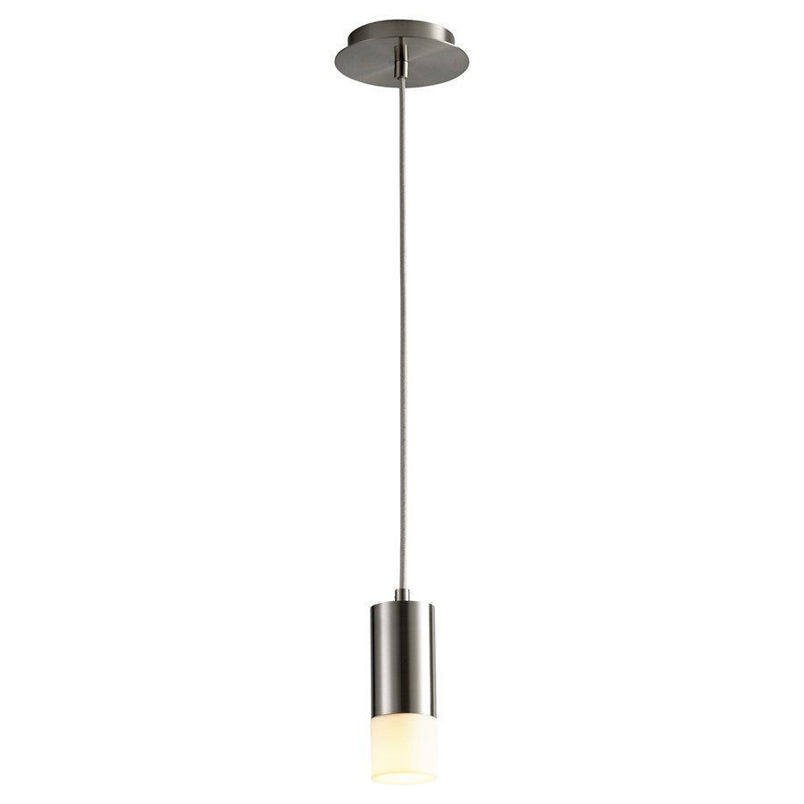Oxygen Lighting Magneta 2700K 8" Acrylic Pendant, Stn