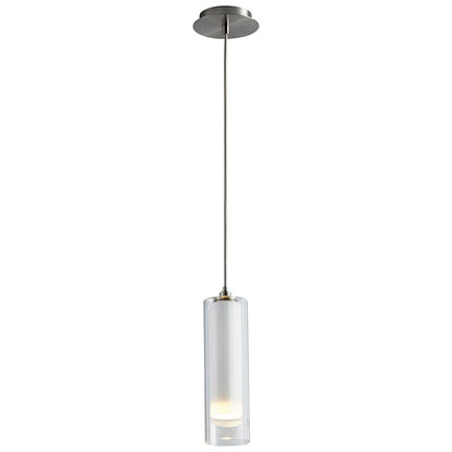 1 Light Pendant, Satin Nickel