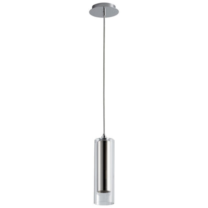 1 Light Pendant, Polished Chrome