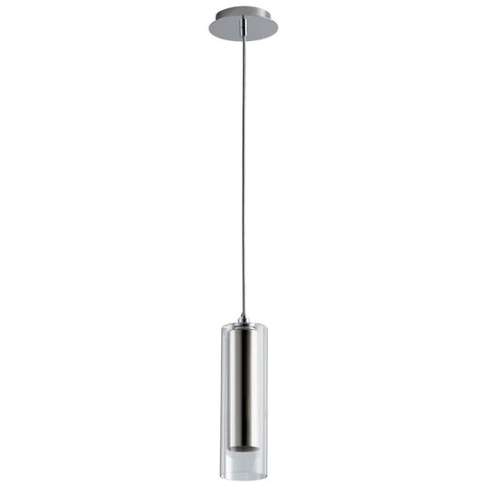 1 Light Pendant, Polished Chrome