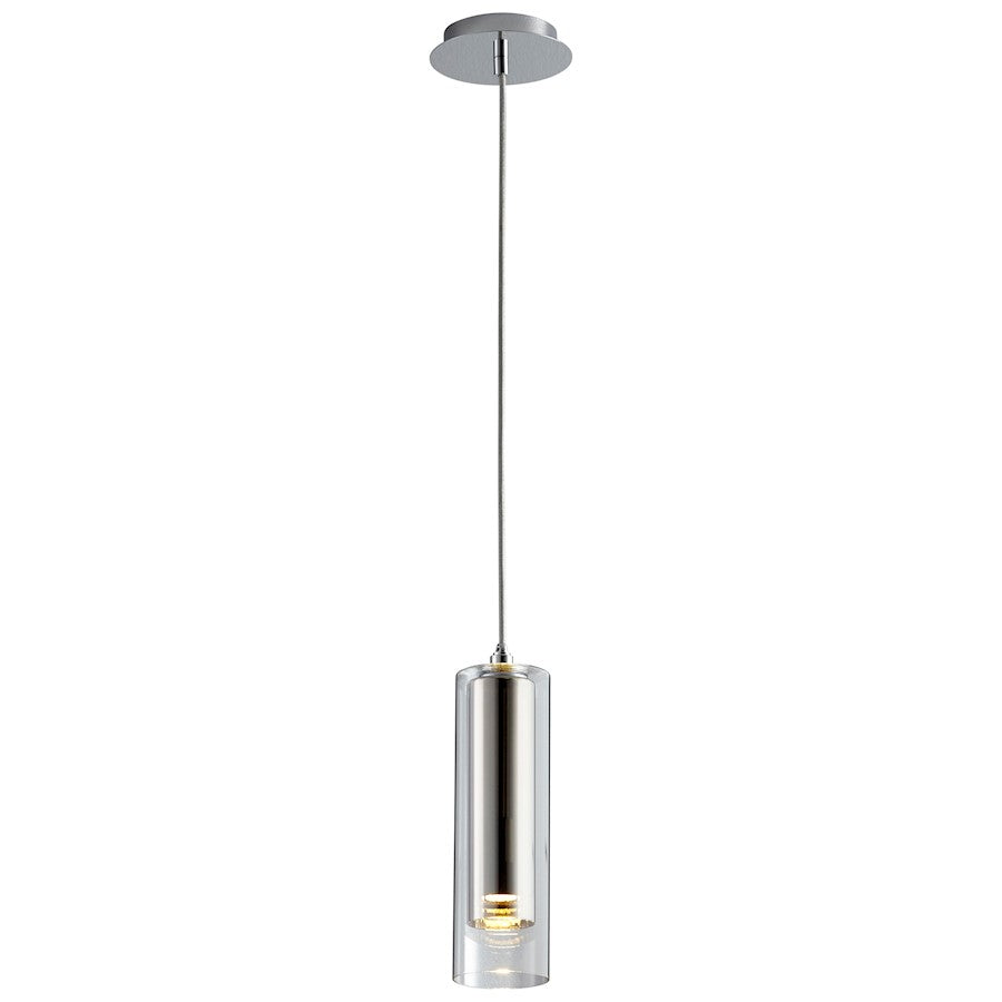 1 Light Pendant, Polished Chrome