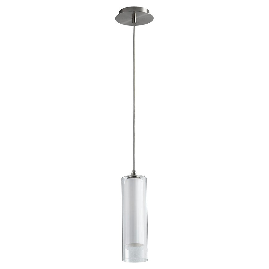 Oxygen Lighting Gratis 4000K Clr/Stn Opal, Satin Nickel - 3-609-40124