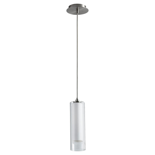 Oxygen Lighting Gratis 4000K Clr/Stn Opal, Satin Nickel - 3-609-40124