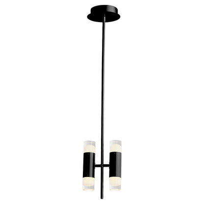 4 Light Pendant, Black