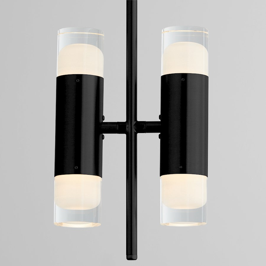 4 Light Pendant, Black