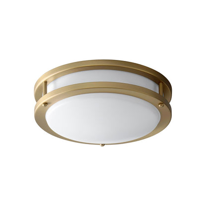 Oxygen Lighting Oracle 2700K 120V Dim Ceiling Mount, Aged Brass - 3-618-2740