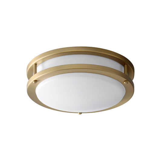 Oxygen Lighting Oracle 3500K 120V Dim Ceiling Mount, Aged Brass - 3-618-3540