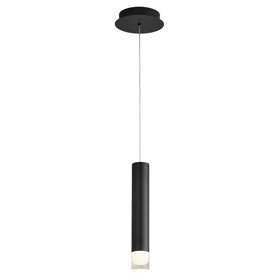 1 Light Pendant, Black