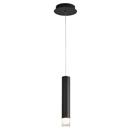 1 Light Pendant, Black