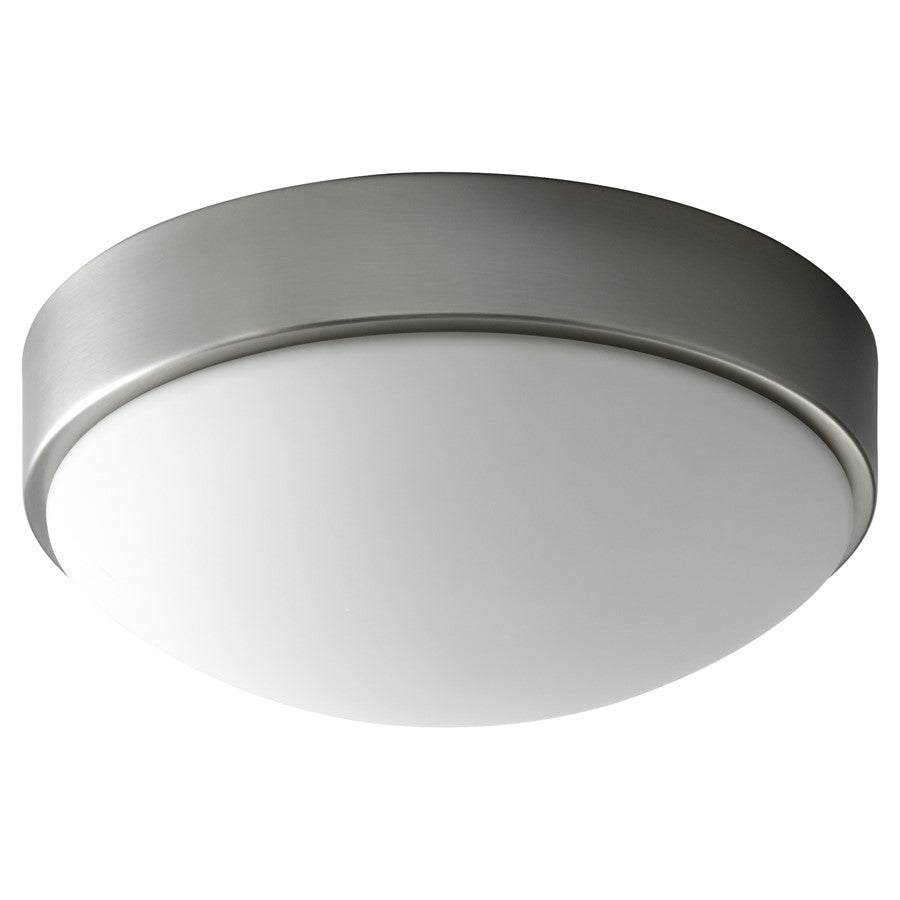 Oxygen Lighting Journey 622 1Lt UV 3500K Gl Ceiling Mount, Nickel - 3-622-3524
