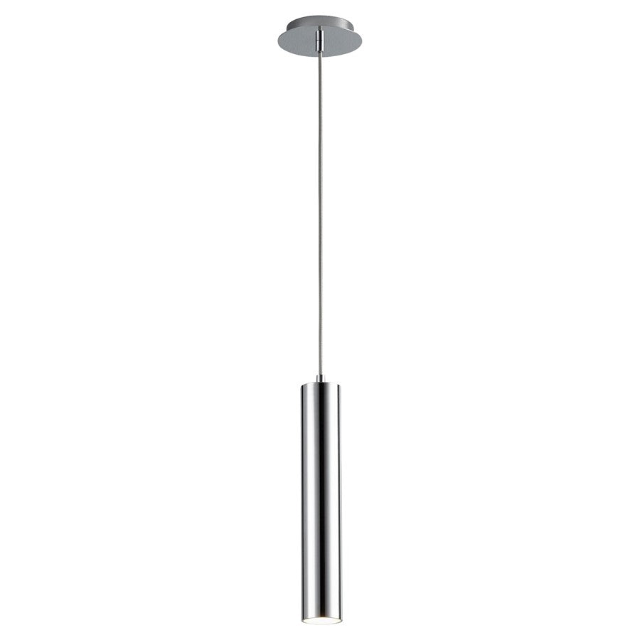 Oxygen Lighting Idol 4000K Pendant, Polished Chrome