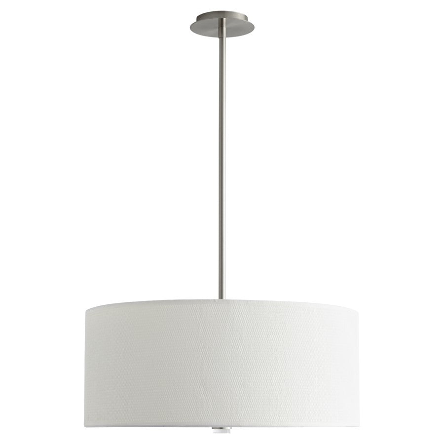 Oxygen Lighting Echo 4000K 24" 120V Dim Pendant, Satin Nickel - 3-639-4024