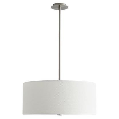 Oxygen Lighting Echo 4000K 24" 120V Dim Pendant, Satin Nickel - 3-639-4024