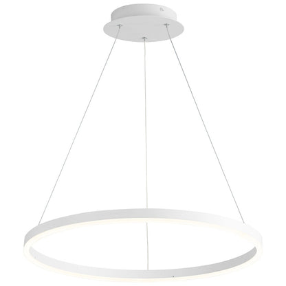1 Light Pendant, Matte White