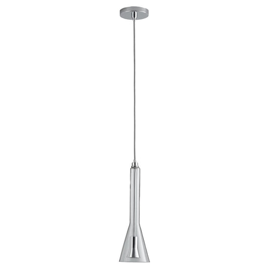 Oxygen Lighting Liberty 2700K Clear 120V Pendant, Polished Chrome - 3-652-2714