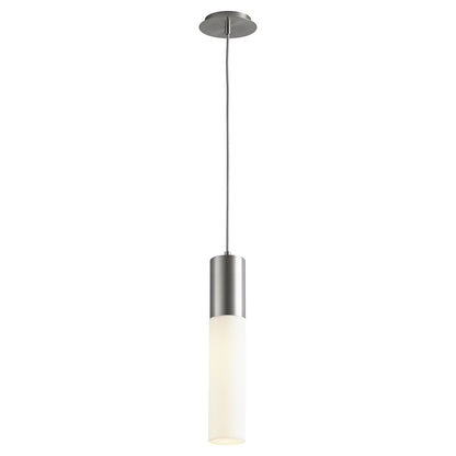 Oxygen Lighting Magnum 2700K Acrylic Pendant 120V, Satin Nickel