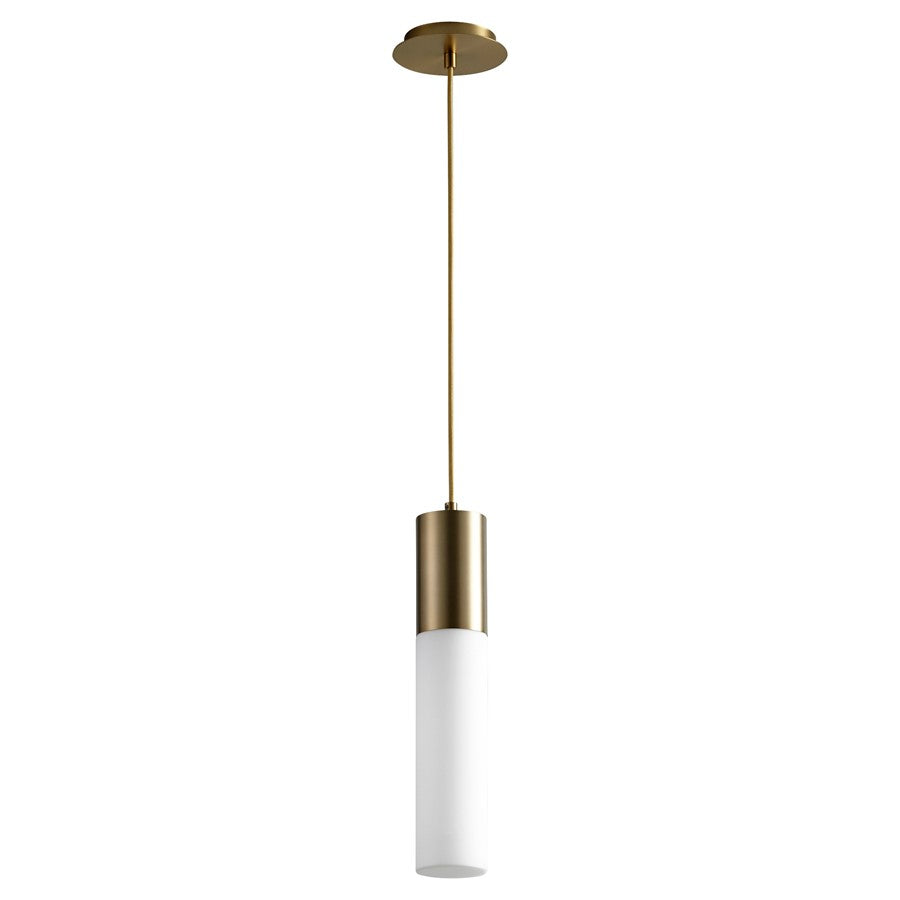Oxygen Lighting Magnum 3500K Glass Pendant 120V, Ag - 3-653-35140