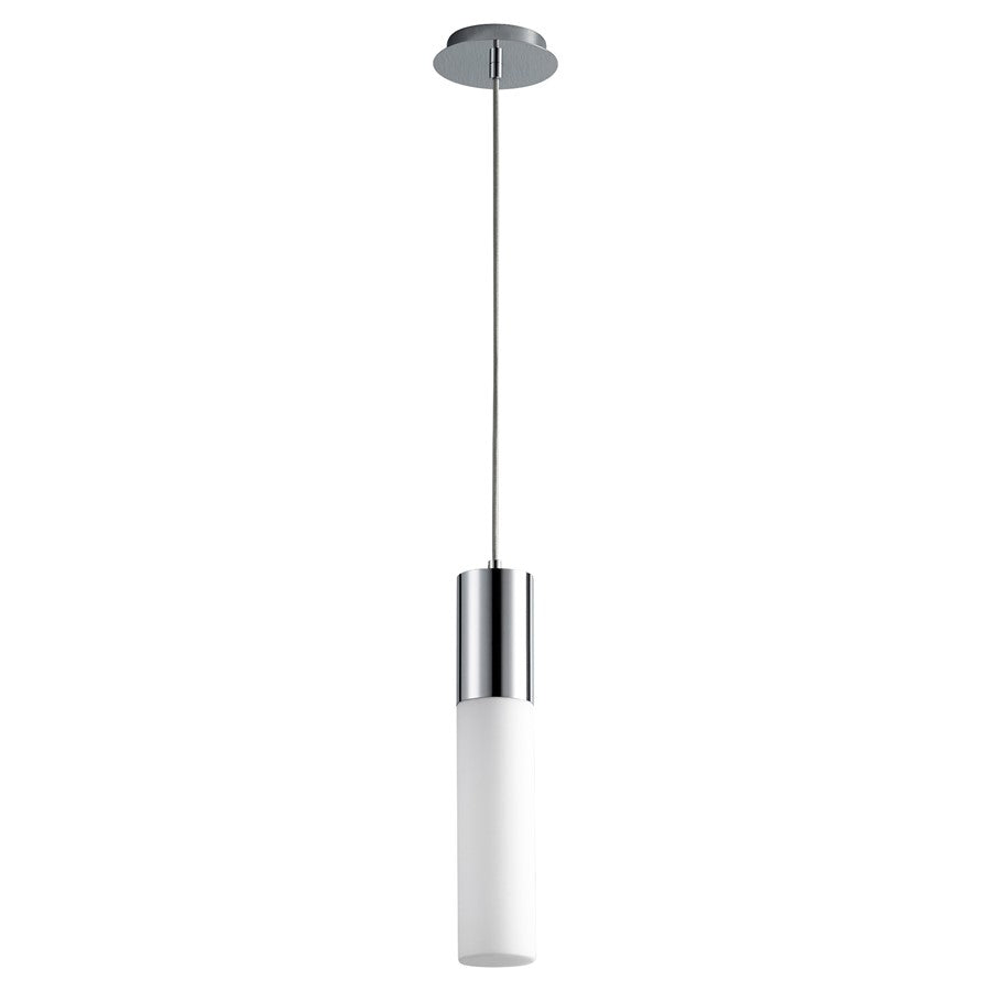 Oxygen Lighting Magnum 4000K Glass Pendant 120V, Polished Chrome - 3-653-40114
