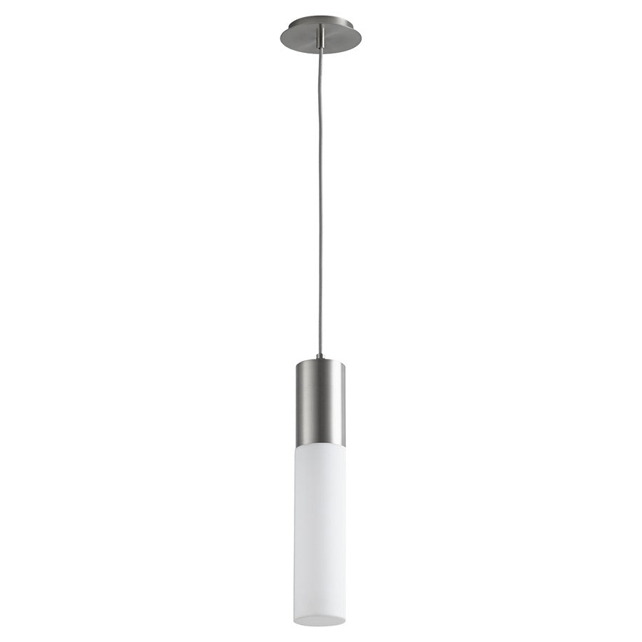 Oxygen Lighting Magnum 4000K Acrylic Pendant 120V, Satin Nickel - 3-653-4024