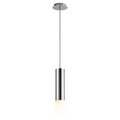 Oxygen Lighting Opus 2700K Glass Pendant 120V, Polished Chrome