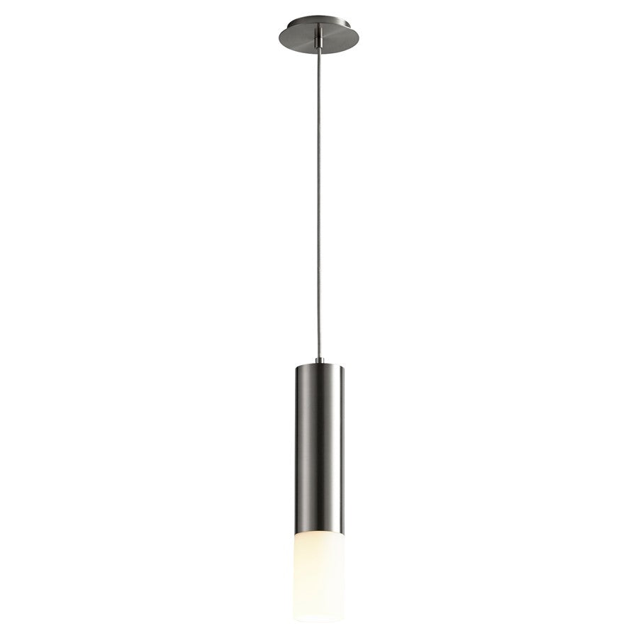 Oxygen Lighting Opus 3500K Glass Pendant 120V, Stn