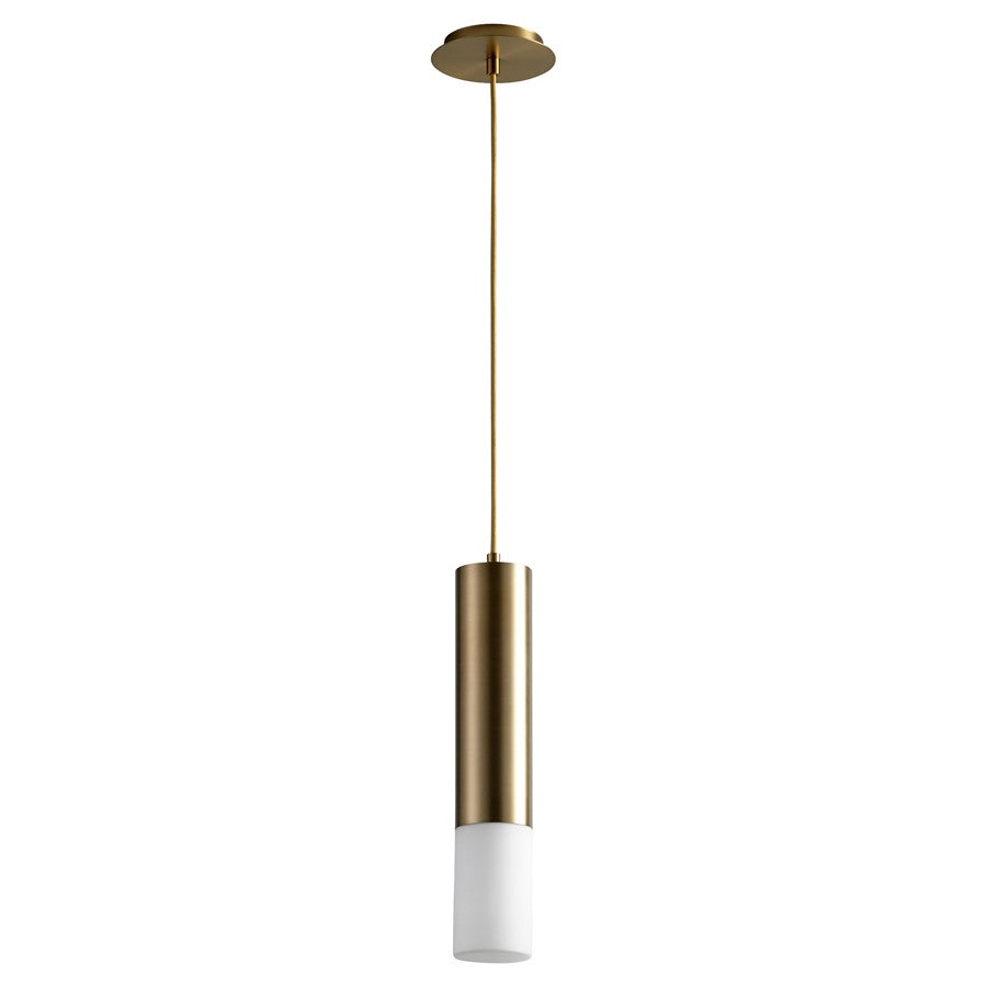 Oxygen Lighting Opus 4000K Glass Pendant 120V, Aged Brass - 3-654-40140