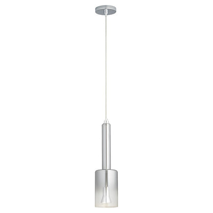 Oxygen Lighting Spindle 2700K Smk Ombre 120V Pendant, Pol Chrome