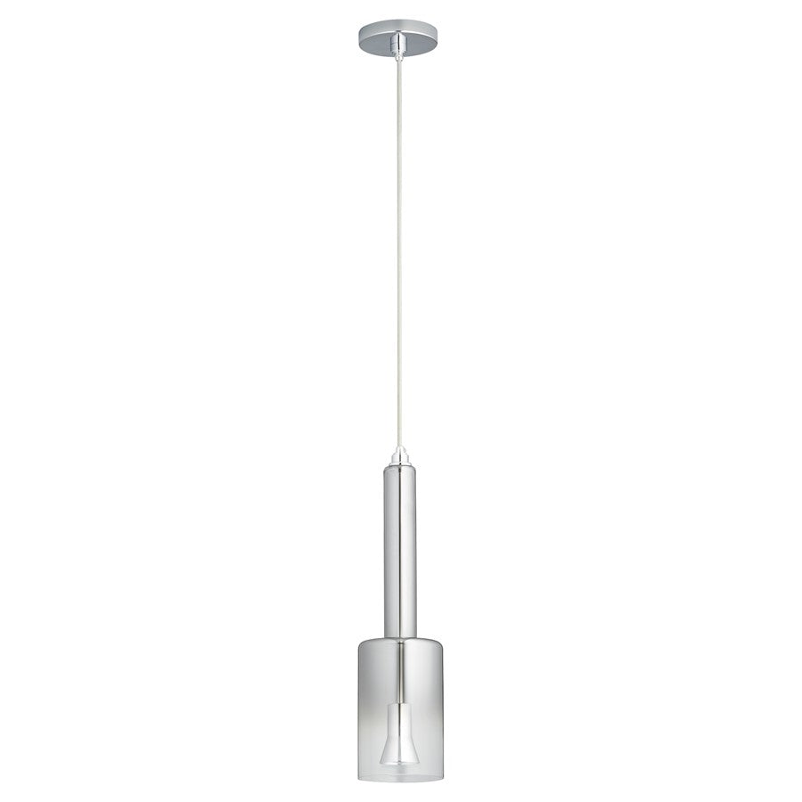 Oxygen Lighting Spindle 3500K Smk Ombre 120V Pendant, Pol Chrome - 3-656-351314