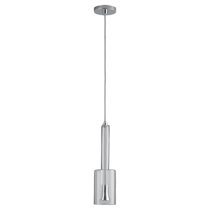 Oxygen Lighting Spindle 4000K Clear 120V Pendant, Polished Chrome - 3-656-4014