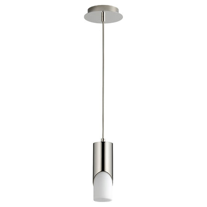 Oxygen Lighting Ellipse 4000K Short Pendant 2.75 Glass/Pol Nickel - 3-667-40120