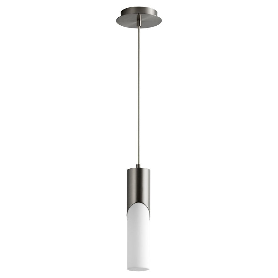 Oxygen Lighting Ellipse 2700K Tall Pendant, 2.75 Acrylic/Nickel - 3-668-27224