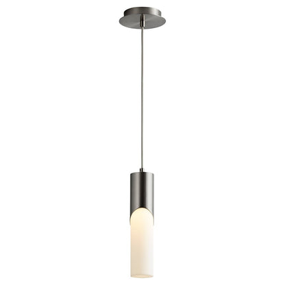 Oxygen Lighting Ellipse 2700K Tall Pendant, 2.75 Acrylic/Nickel