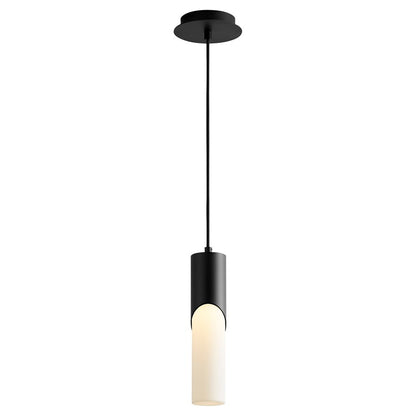 Oxygen Lighting Ellipse 3500K Tall Pendant, 2.75 Acrylic/Black