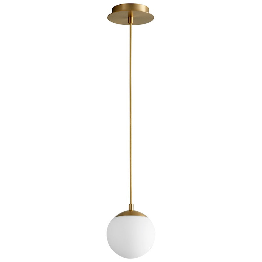 1 Light Pendant, White