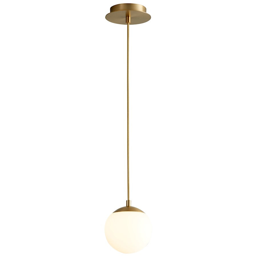 1 Light Pendant, White