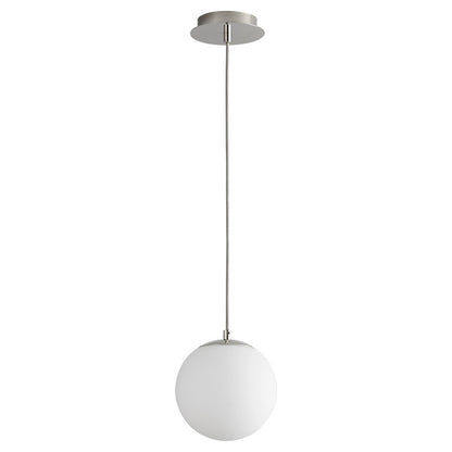 Oxygen Lighting Luna 2700K 8" 120V Pendant, Polished Nickel - 3-671-2720