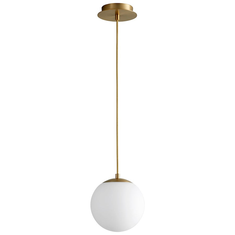 1 Light Pendant, White