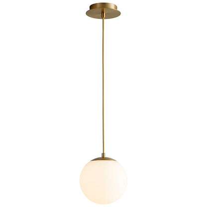1 Light Pendant, White
