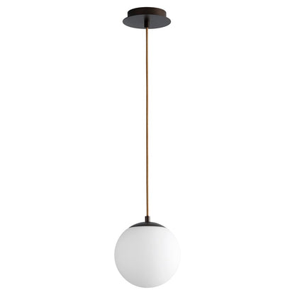 Oxygen Lighting Luna 4000K 8" 120V Pendant, Oiled Bronze - 3-671-4022