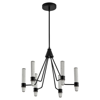 Oxygen Lighting Ethos 6Lt Cct Chandelier, Black - 3-6713-15